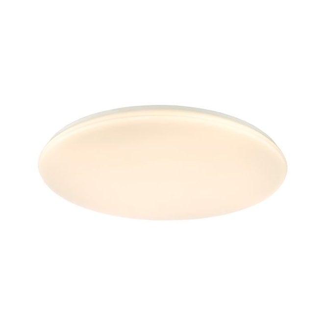 Duena LED Flush Ceiling Light - White Frosted Acrylic