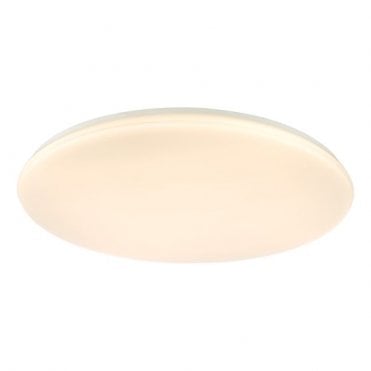 white frosted acrylic integrated LED flush ceiling light