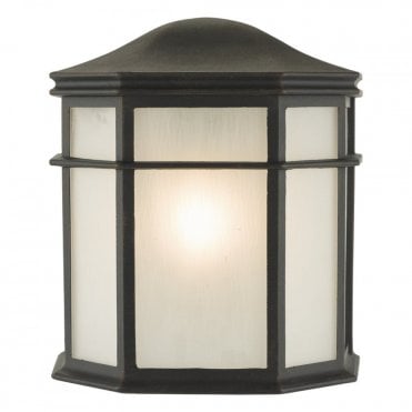 DULBECCO Exterior Wall Light Matte Black Aluminium