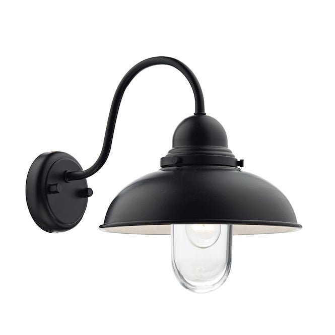DYNAMO - Exterior 1 Light Wall Bracket Matt Black Ip44