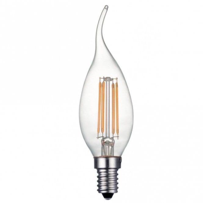 E14 Bent Tip E14 Candle Bulb | Dimmable