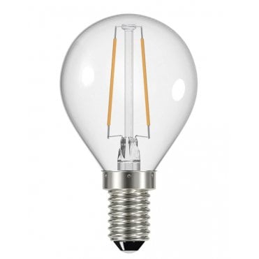 E14 Golf Ball LED Dimmable Bulb with Filament