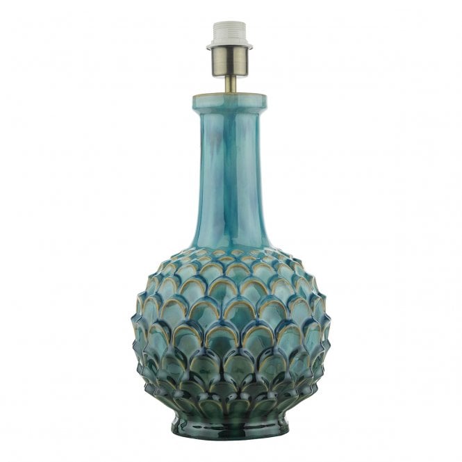 EDLYN Table Lamp | Blue Reactive Glaze Base Only