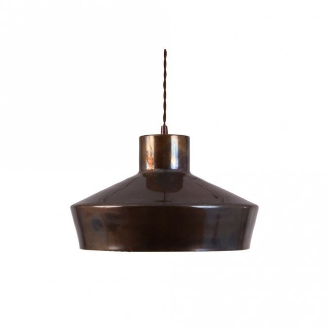 ELEGANCE - Brass Ceiling Pendant Light In Antique Brass