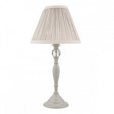 Table Lamp Dove Grey With Shade