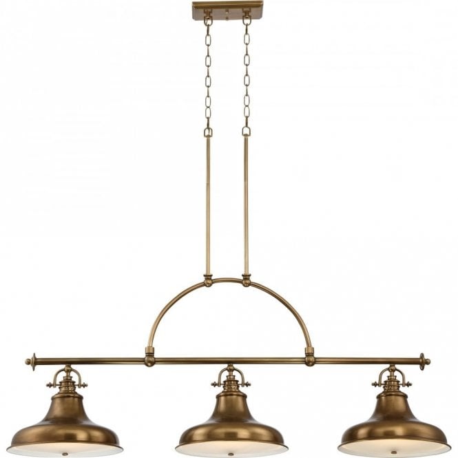 EMERY - Weathered Brass Island Chandelier