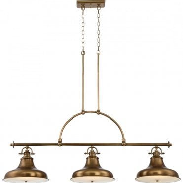EMERY - Weathered Brass Island Chandelier