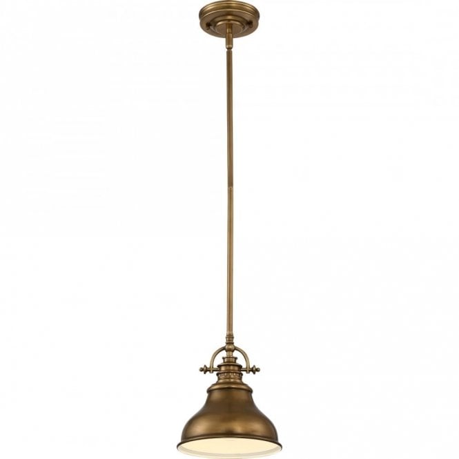 EMERY - Weathered Brass Small Ceiling Pendant