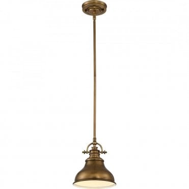 EMERY - Weathered Brass Small Ceiling Pendant