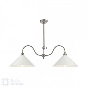 English Heritage Audley End 2 Light Bar Pendant