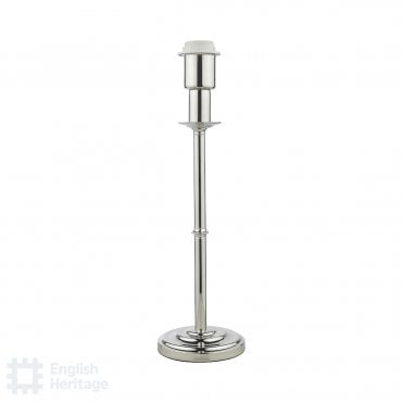 polished nickel candelabra table lamp base
