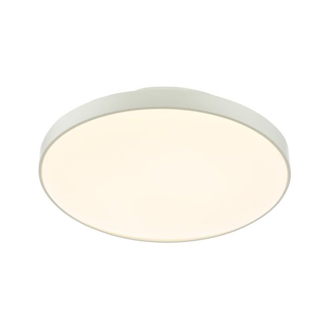 Essien LED Flush Bathroom Ceiling Light - White IP44