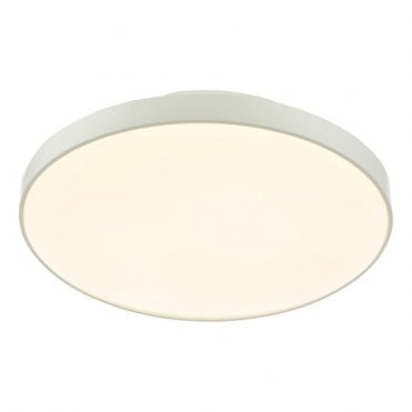 Essien LED Flush Bathroom Ceiling Light - White IP44