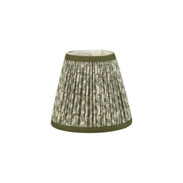 green pattern empire shade 15cm diameter