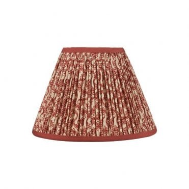 red empire lampshade 25cm diameter