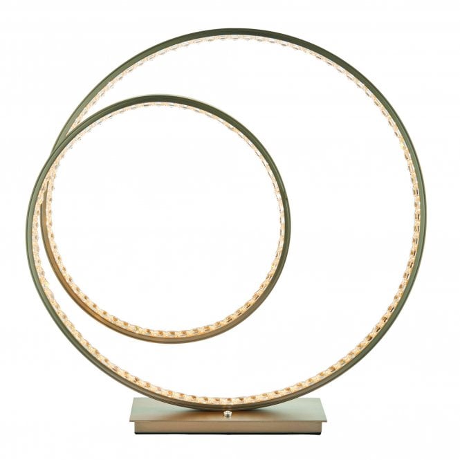 ETERNITY Touch Table Lamp Matte Nickel & Clear K5 Crystal