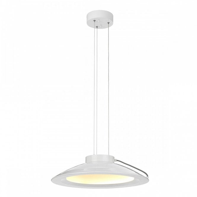EUROPA Large Modern LED Ceiling Pendant White