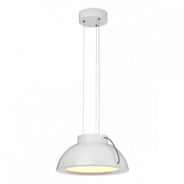 Medium Modern LED Ceiling Pendant White