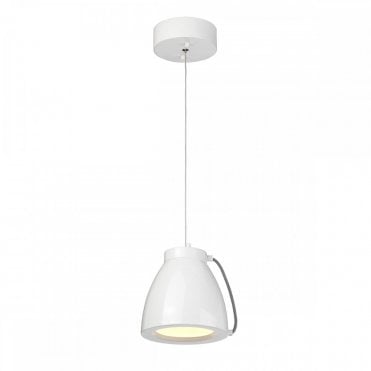 Small Modern LED Ceiling Pendant White