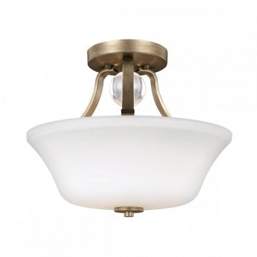 EVINGTON 2 Light Semi-Flush Sunset Gold