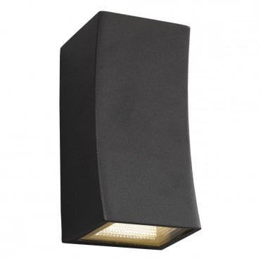 EXETER LED Exterior Wall Light Gun Metal Grey IP44