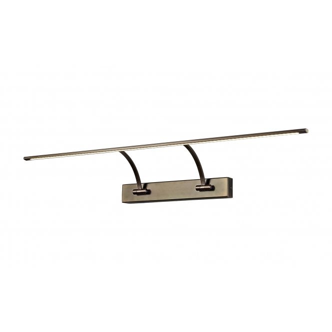 EXHIBITION Large 2 Arm Wall Lamp Picture Light, 3000K, Bronze,