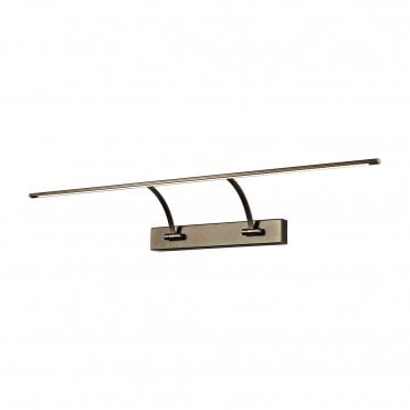 EXHIBITION Large 2 Arm Wall Lamp Picture Light, 3000K, Bronze,