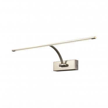 EXHIBITION Large Wall Lamp Picture Light, 3000K, Satin Nickel,
