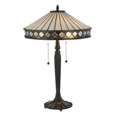 Tiffany Art Deco style table lamp