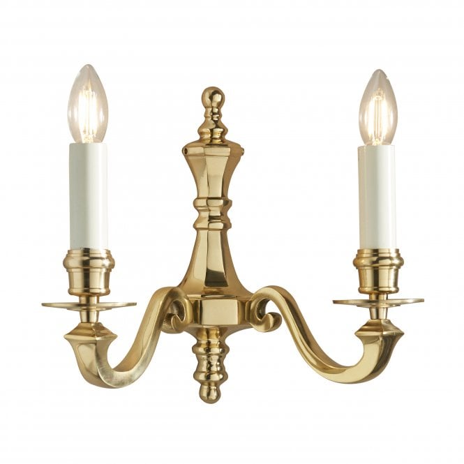 FENBRIDGE Twin Wall in Brass and Cream