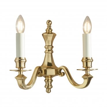 FENBRIDGE Twin Wall in Brass and Cream