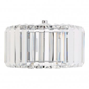 Fernhurst Wall Light Crystal & Polished Chrome