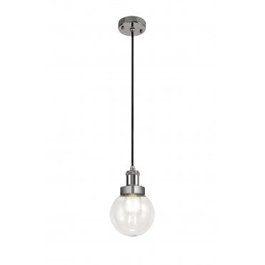 Ceiling Pendant Light titanium Silver/Polished Chrome