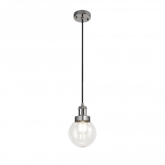 FESTIVAL Ceiling Pendant Light titanium Silver/Polished Chrome