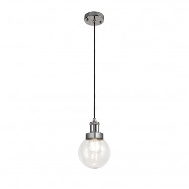 FESTIVAL Ceiling Pendant Light titanium Silver/Polished Chrome