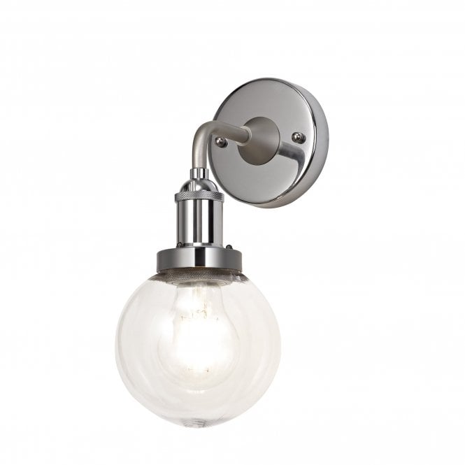 FESTIVAL Wall Light Globe Silver/Polished Chrome