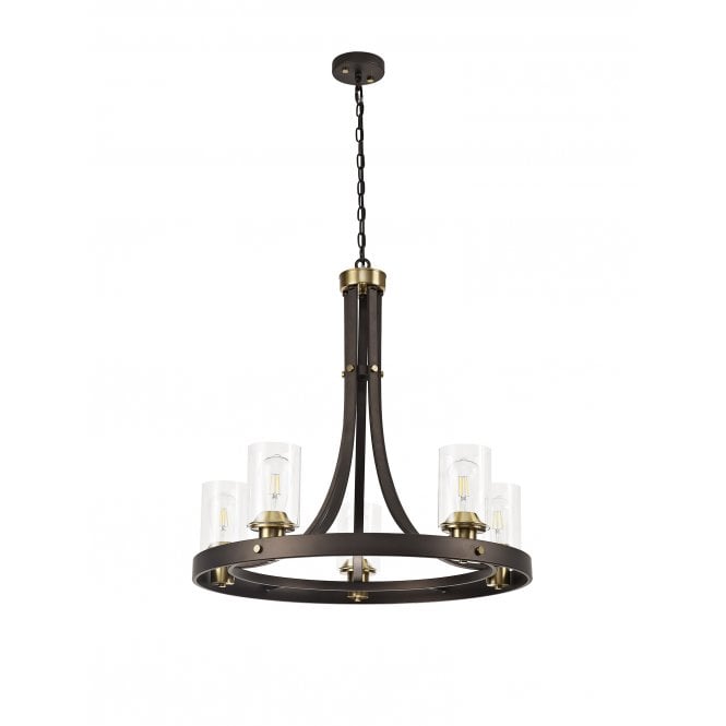 FEUDAL Brown Oxide/Bronze Ceiling Pendant Light