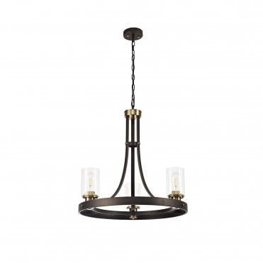 FEUDAL Brown Oxide/Bronze Ceiling Pendant