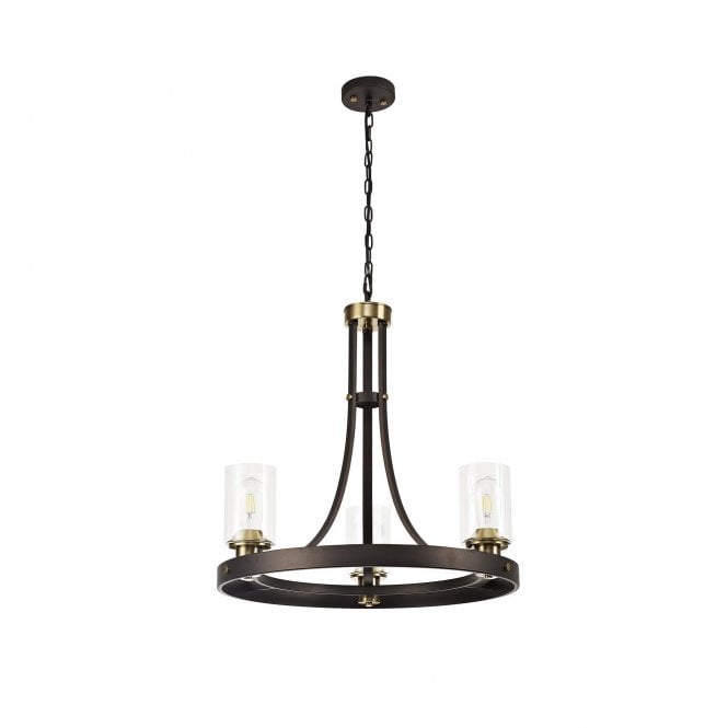 FEUDAL Brown Oxide/Bronze Ceiling Pendant