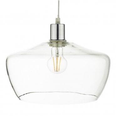 Easy Fit Ceiling Shade Clear Glass