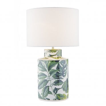 Table Lamp Green Base Only