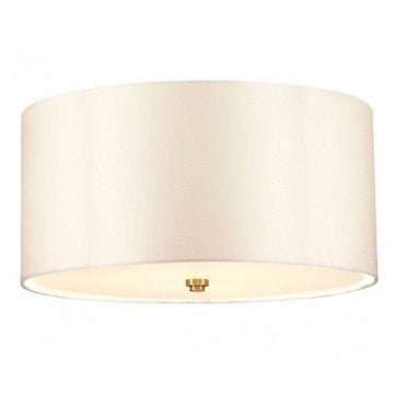 FLETCHER 18" Hanging Ceiling Pendant Light with Aged Brass Finial