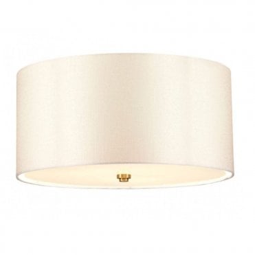 FLETCHER 18" Hanging Ceiling Pendant Light with Aged Brass Finial