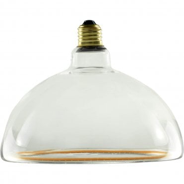 55012 LED floating bowl bulb with ambient dimming, soft filament, clear glass, E27 fitting