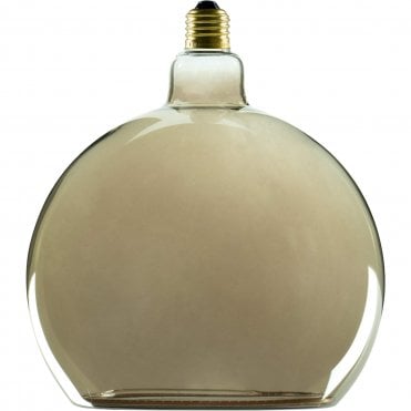 Floating Globe 200 LED decorative bulb in smokey grey with soft floating filament and E27 base