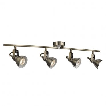 4light bar antique brass spot light 