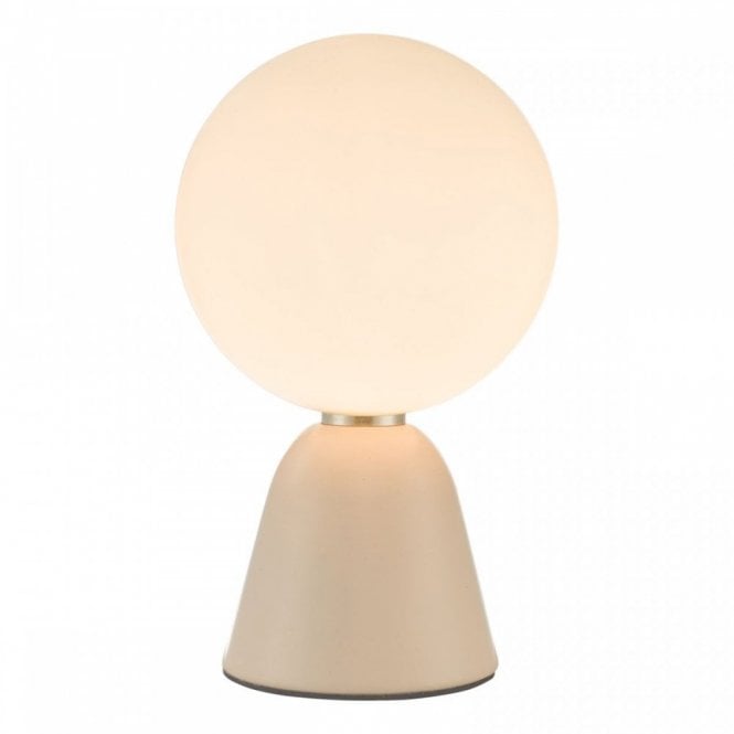 FRANCESCA Table Lamp Pink Opal Glass