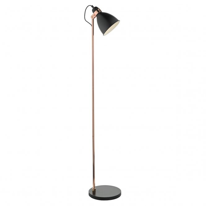FREDERICK - Black Copper Floor Lamp