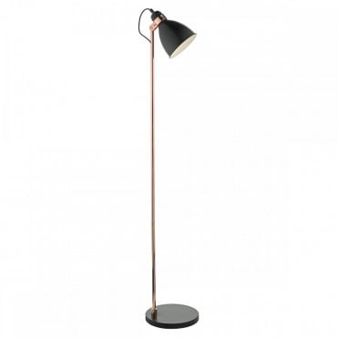 FREDERICK - Black Copper Floor Lamp