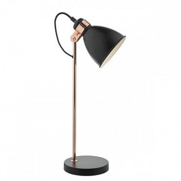 FREDERICK - Black Copper Table Lamp